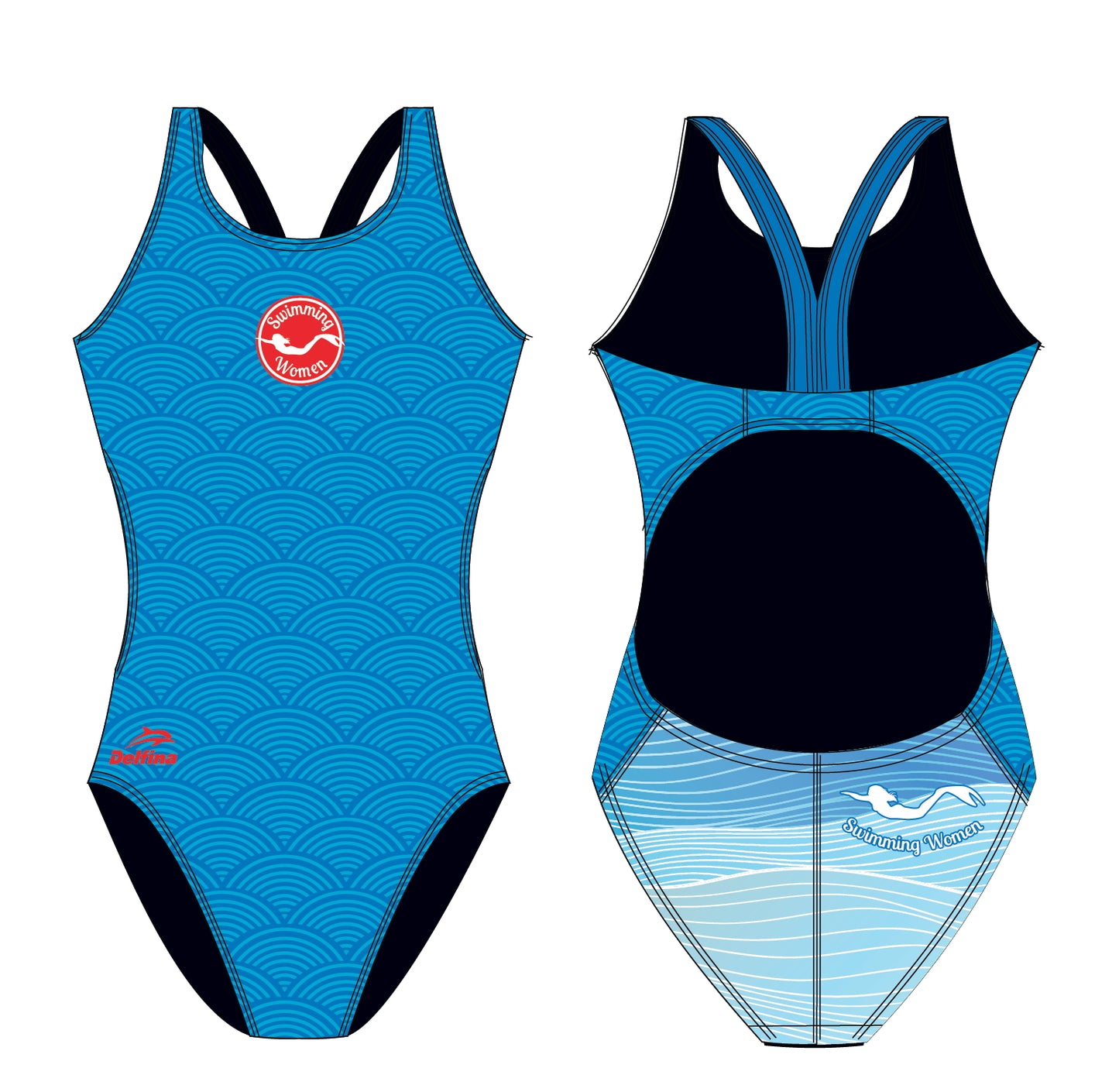 Limited Edition Swimwear - Delfina Racer Thick Straps