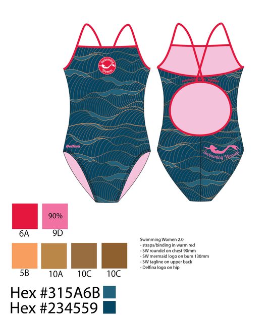Autumn 23 Limited Edition Swimwear - Delfina Racer