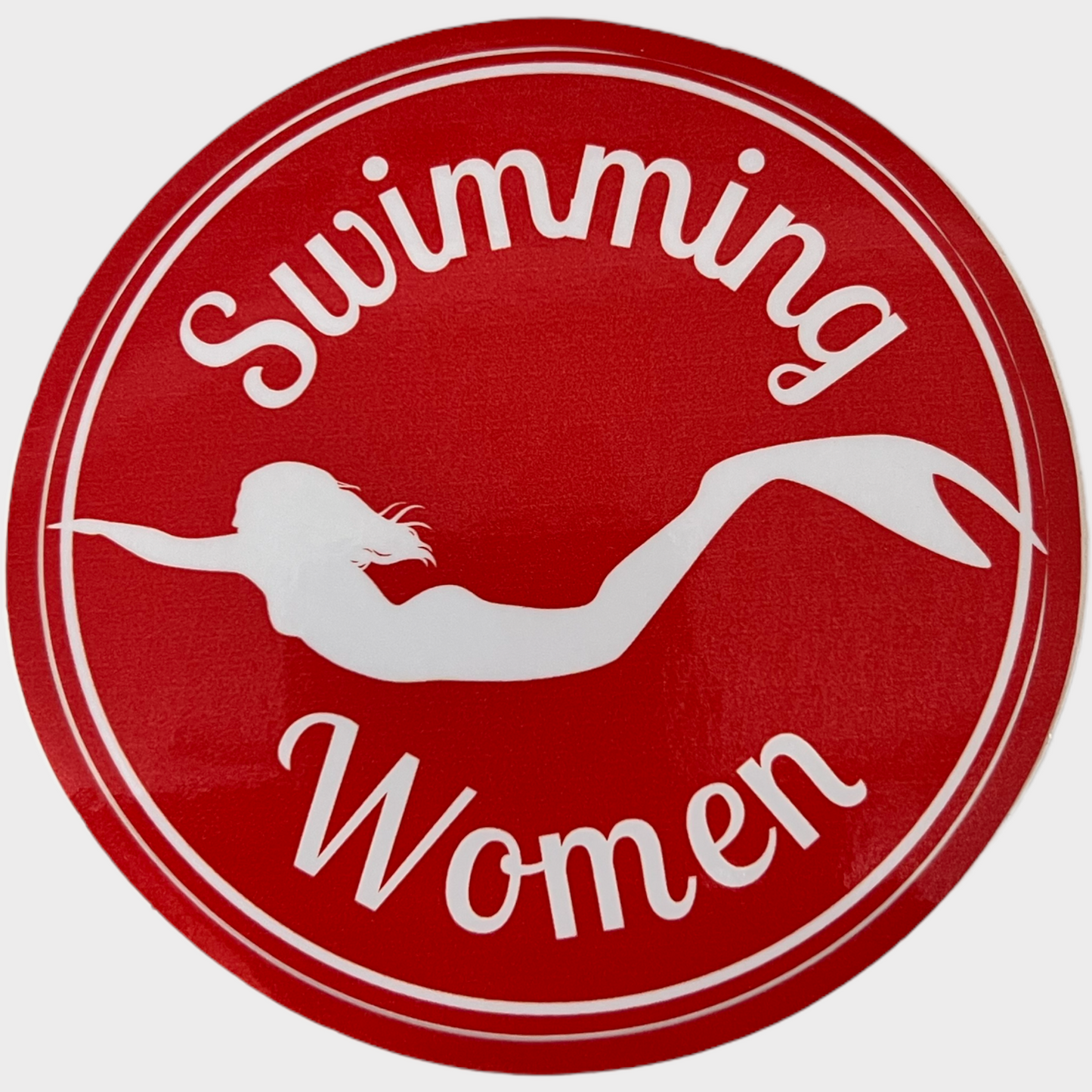 Swimming Women sticker